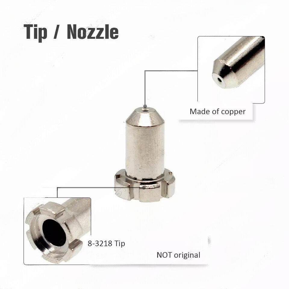 Nozzle Tips 8-3218 for Thermal Dynamics 2XT PCH20 Plasma Cutting Torch Pkg10