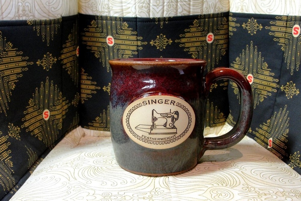 Singer Featherweight Stoneware Mug   16oz