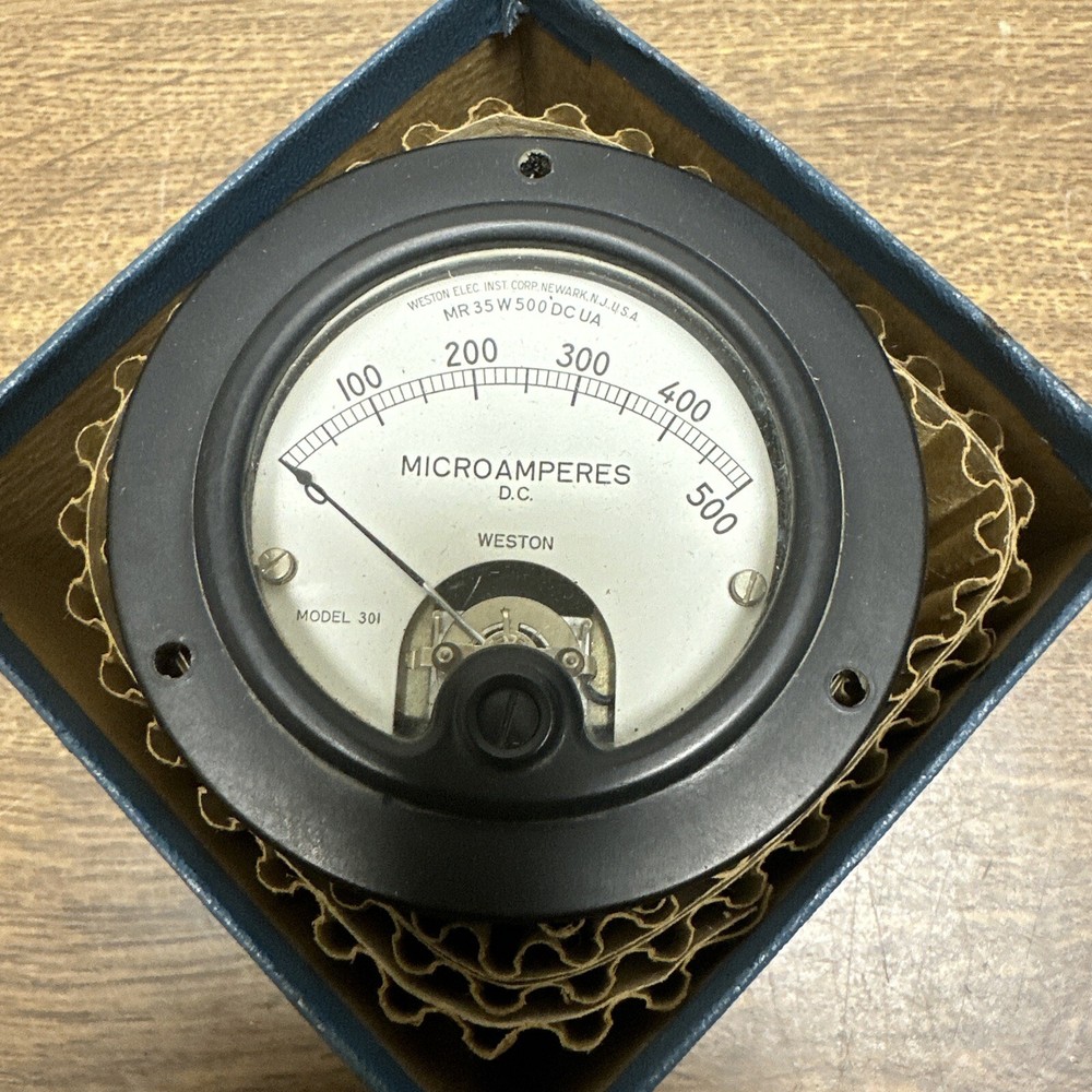 Weston,301,Micro Amperes 0-500 DC