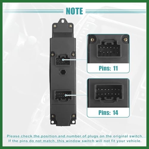Front Left Driver Side Power Window Switch Fit for Mazda 2 M2 2007-2013