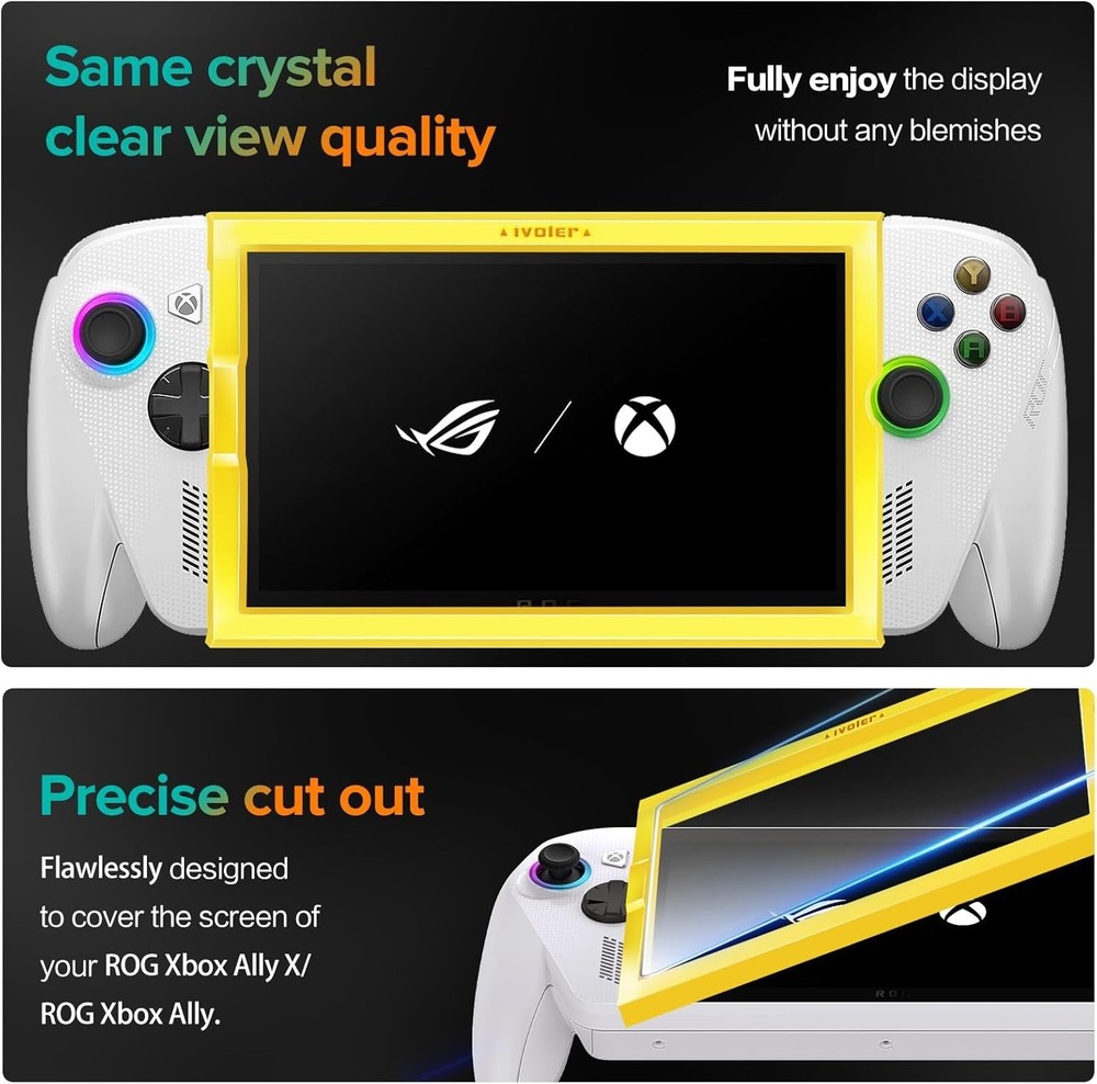 3-Pack Screen Protector for ASUS ROG Xbox Ally/ROG Xbox Ally X Handheld 2025 ...