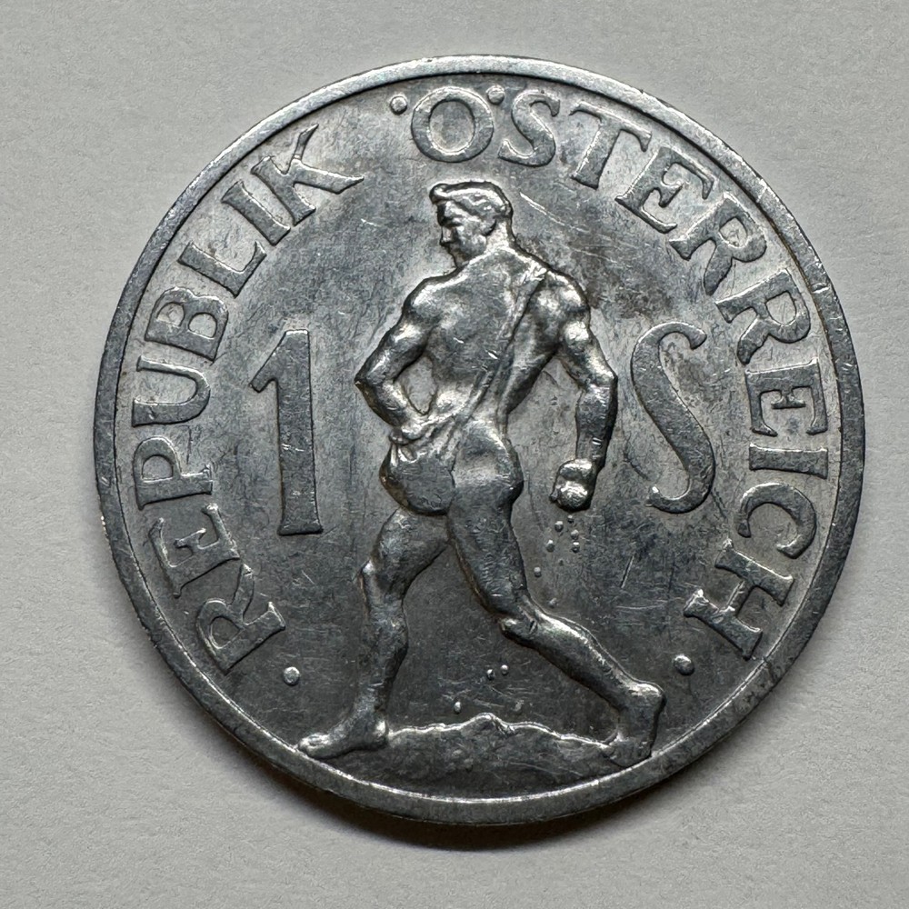 1947 Austria 1 Schilling - Coin #D-019
