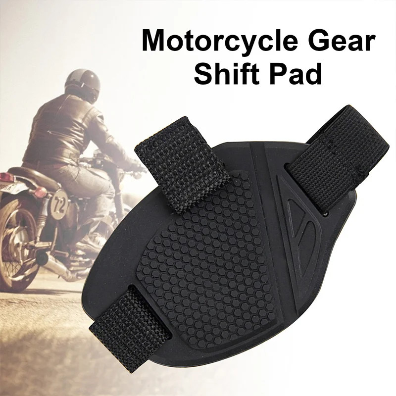 Motorcycle Shift Pad Cover-Durable Rubber Boot&Adjustable Shifter