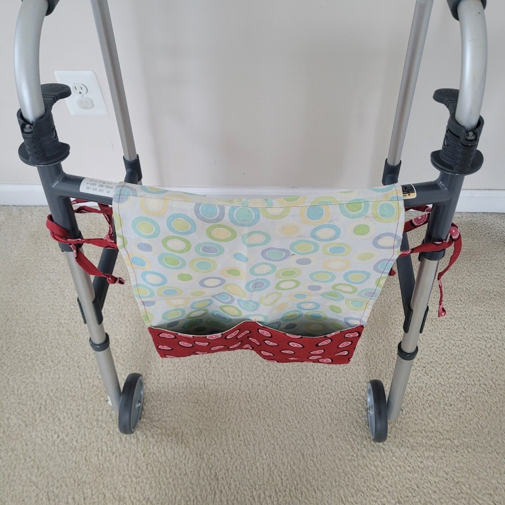 Universal Folding Walker Bag/Pouch both side Pockets. Only Pouch without Walker