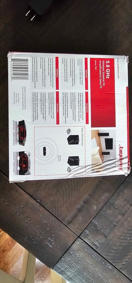 Amphony iFinity Wireless Speaker Kit Model 1800