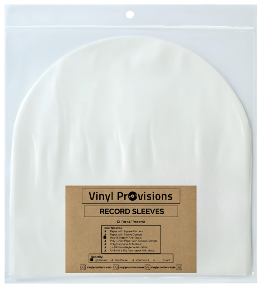 Anti-Static Round Bottom Inner Record Sleeves 50 | 100