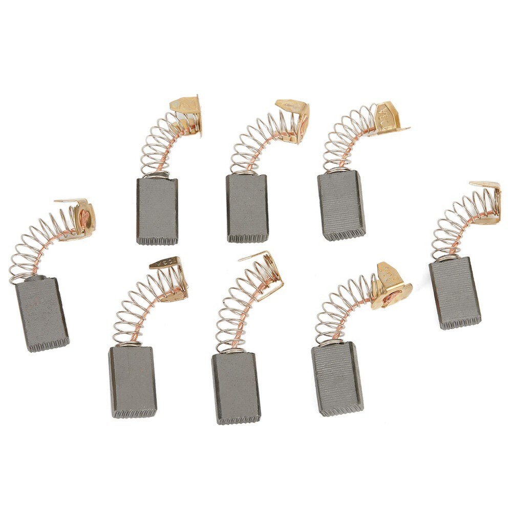 8Pcs Angle Grinder Motor Carbon Brushes Replacement Part For Power Tool New