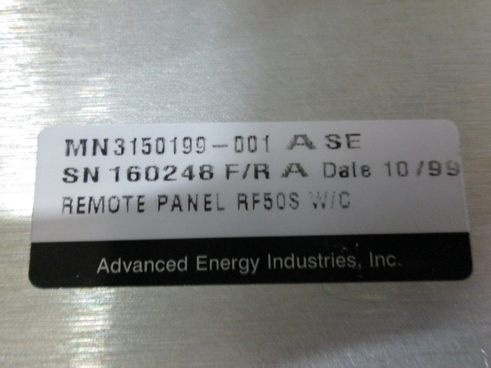 RF Power Products RFPP RF-50S Remote Panel ONLY RF50S W/C