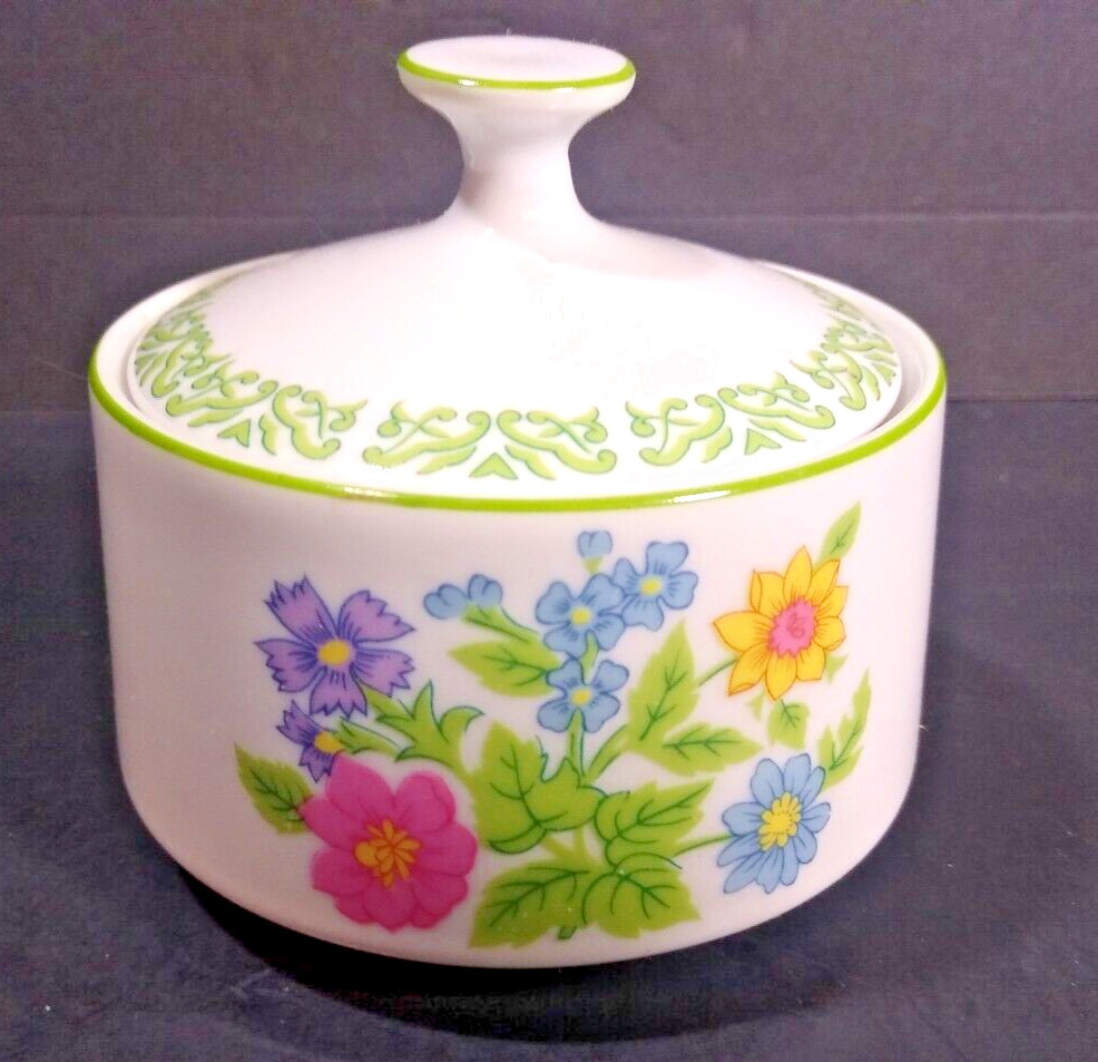 Mikasa Flower Show Sugar Bowl