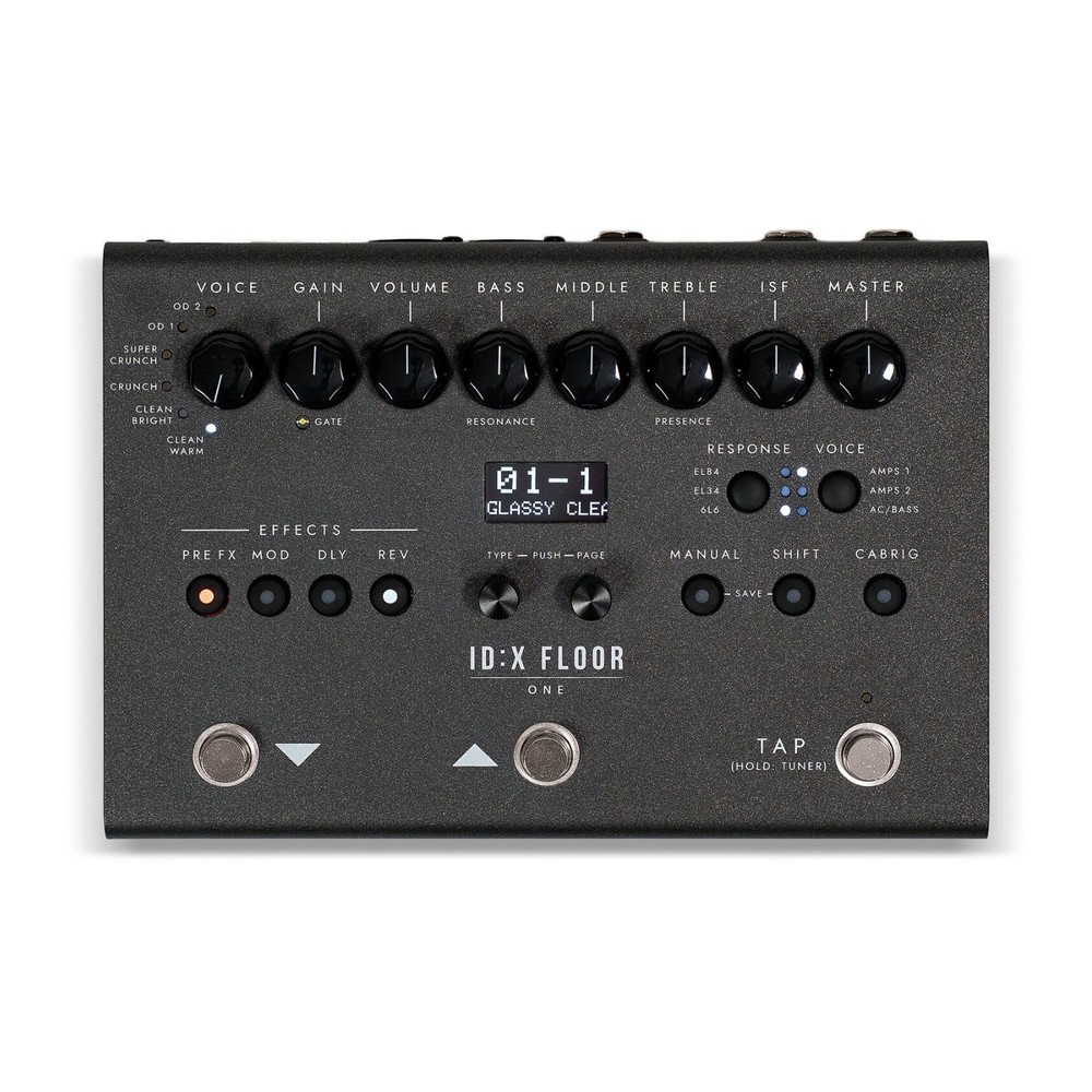 Blackstar ID X Floor One Multi Effects Pedalboard with Amp Modeling (Black)
