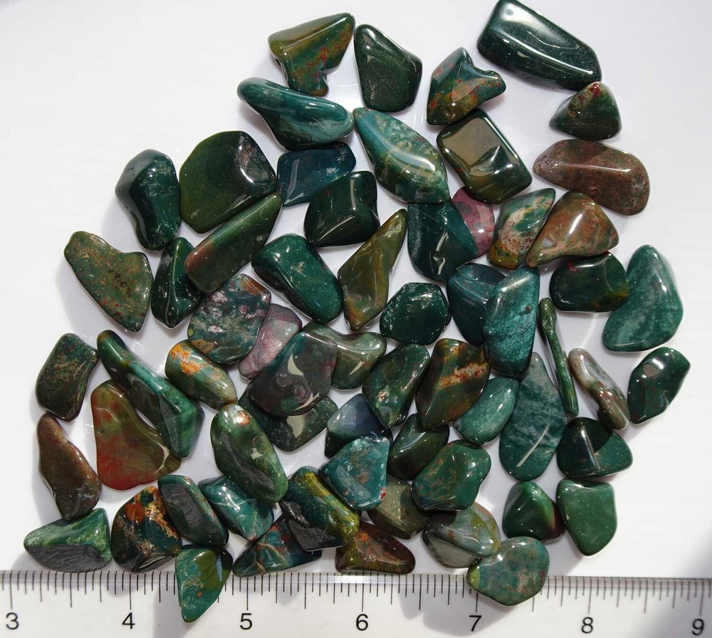 Fancy Jasper - 5 ounces Medium/Small Tumbled Stones rt545c