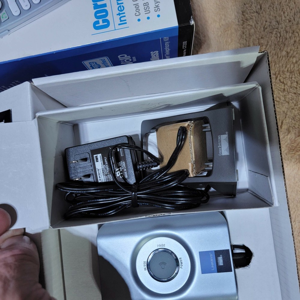 LINKSYS SKYPE CORDLESS INTERNET TELEPHONY KIT