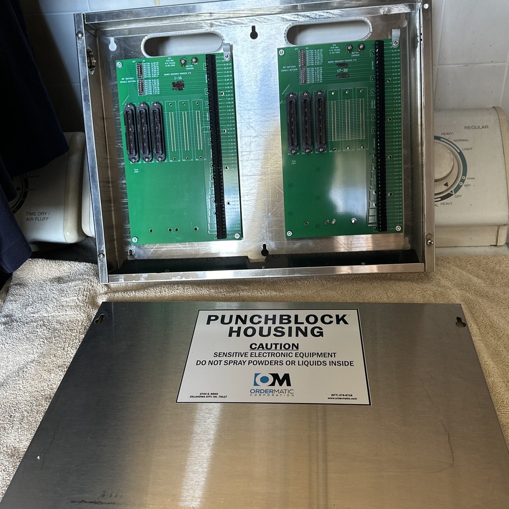 Ordermatic Order Matic PB-32 Punch Block for drive-in Optimatic intercom systems