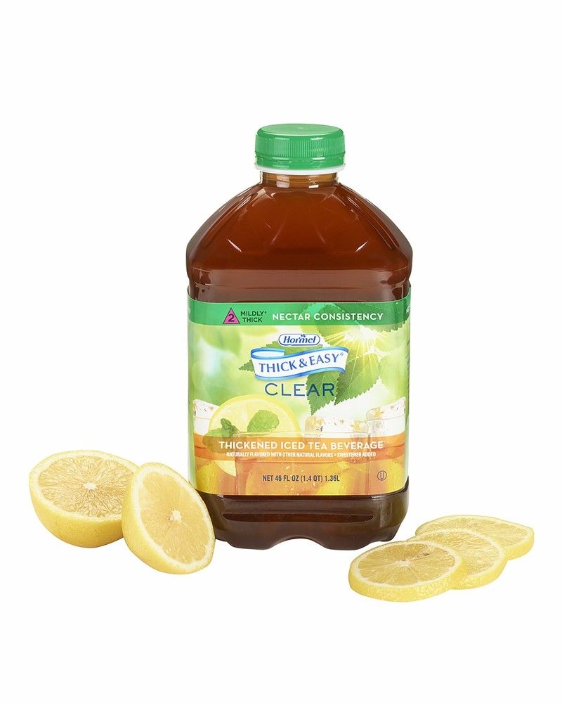 Thick & Easy Thickened Beverage Iced Tea 46 oz. Bottle 6 Ct