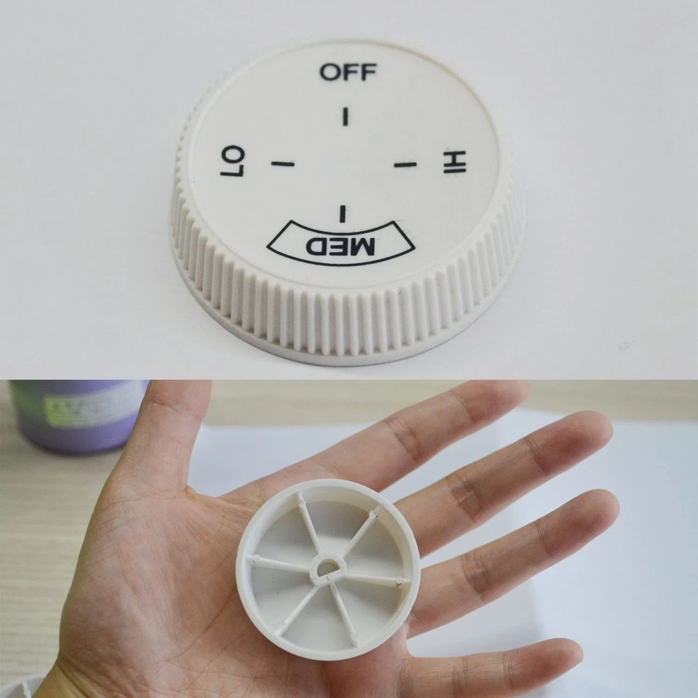2PCS Baseboard Heater Thermostat Temperature Control Dial Knob Replacement, Base