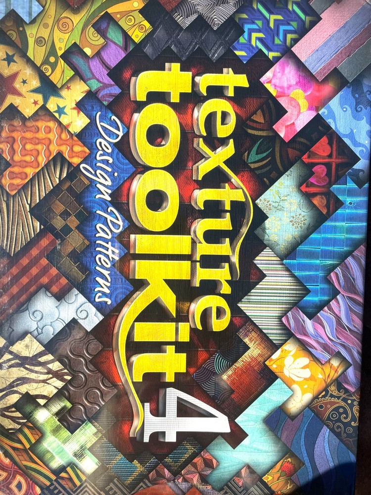 Digital Juice Texture Toolkit 4 Design Patterns w/ Case & install Disc