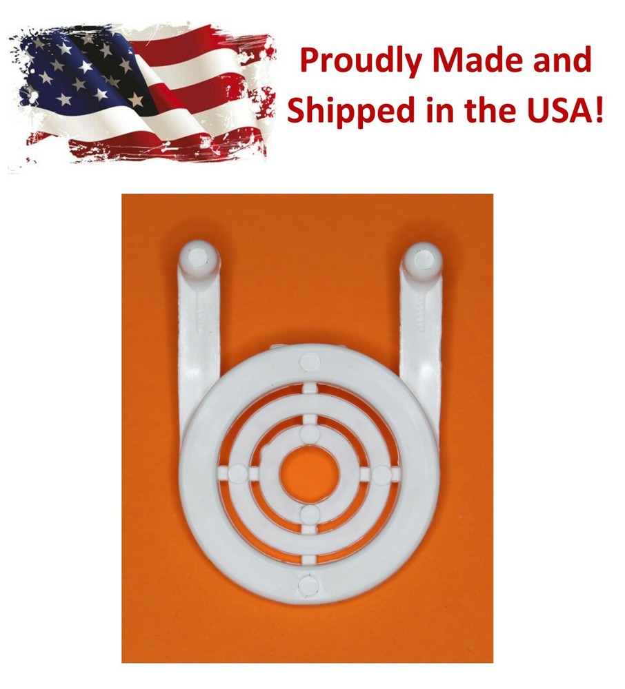 White Plastic Peg board Multi-Purpose Tool Holder 50 pk PEGBOARD NOT INCLUDED