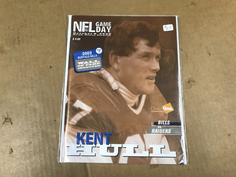 NFL GameDay Program - Bills Vs. Raiders -  October 6, 2002