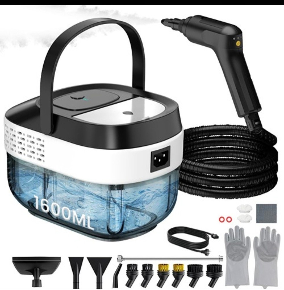Steam Cleaner, 3-Level Adjustable Pressurized Steamer
