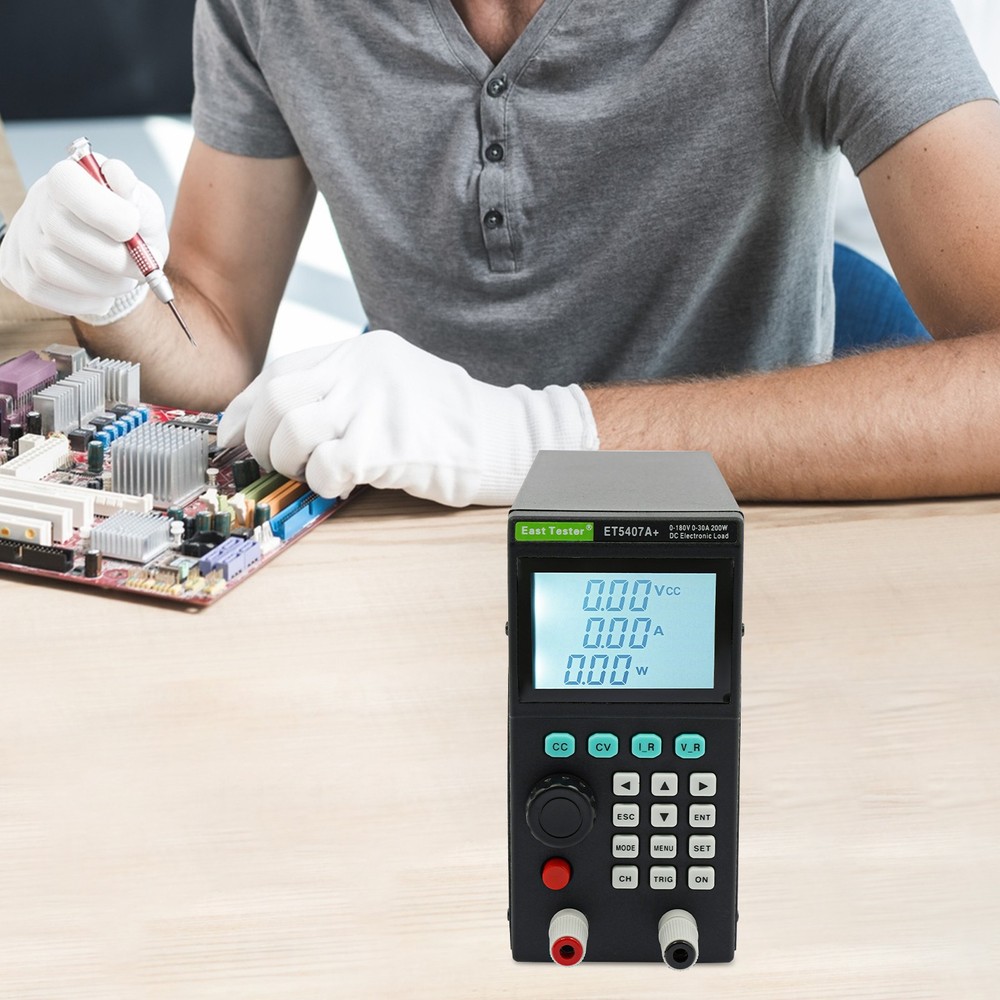 Load Tester Tabletop Electronic Dynamic Electronic Testing Machine 200W 0-30A