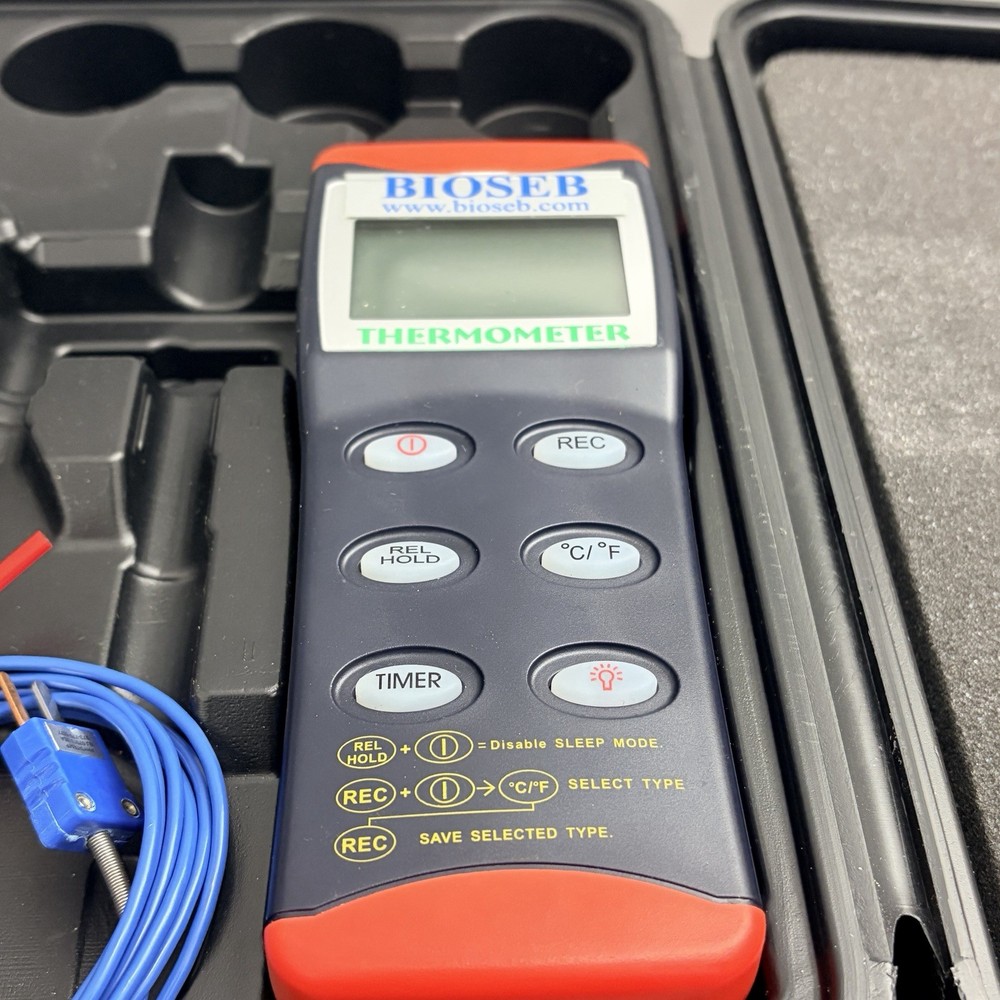 Bioseb Digital Thermocouple Thermometer K-Type Probe