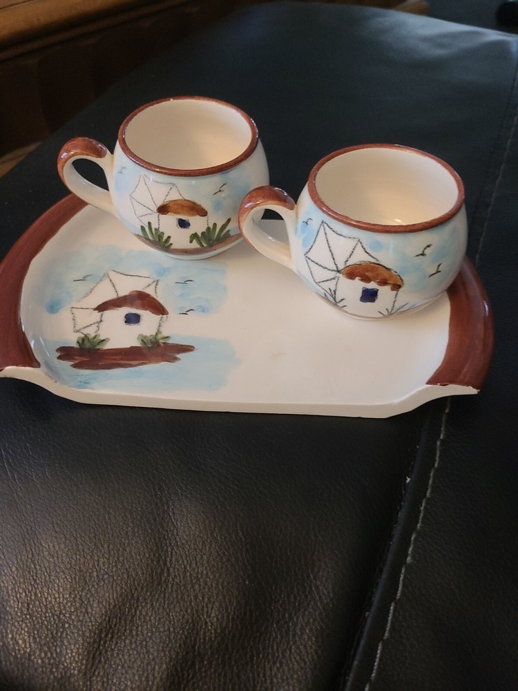 Expresso Or Tea Set With Tray