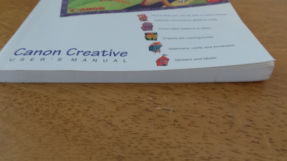 1995 - Canon Creative User's Printer Manual