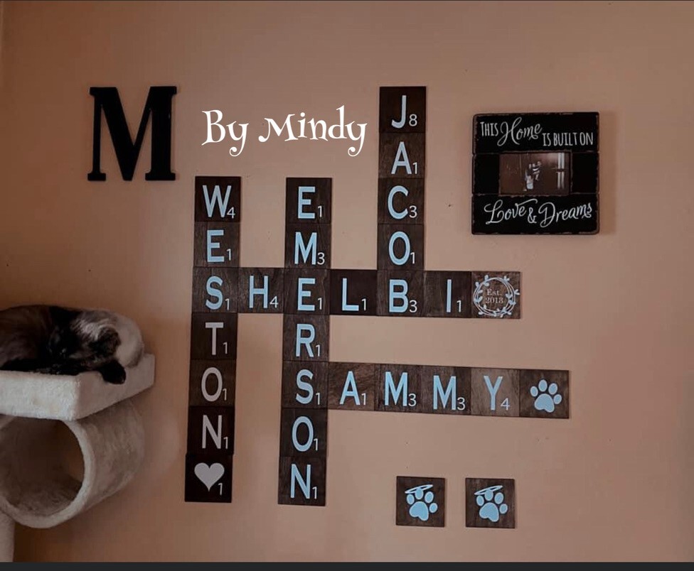 4X4 Scrabble Wall Tiles - Beautiful