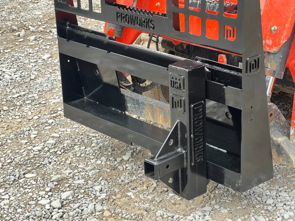 2" Hitch Receiver Attachment Bracket For Class II ITA Pallet Fork Frame Carriage