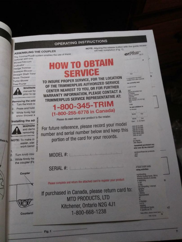 TRIMMER PLUS LAWN EDGER LE720r OPERATORS MANUAL