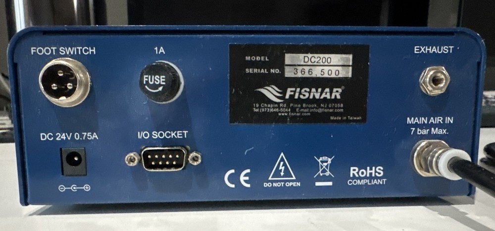 FISNAR DC200 Digital Dispenser No power Adapter