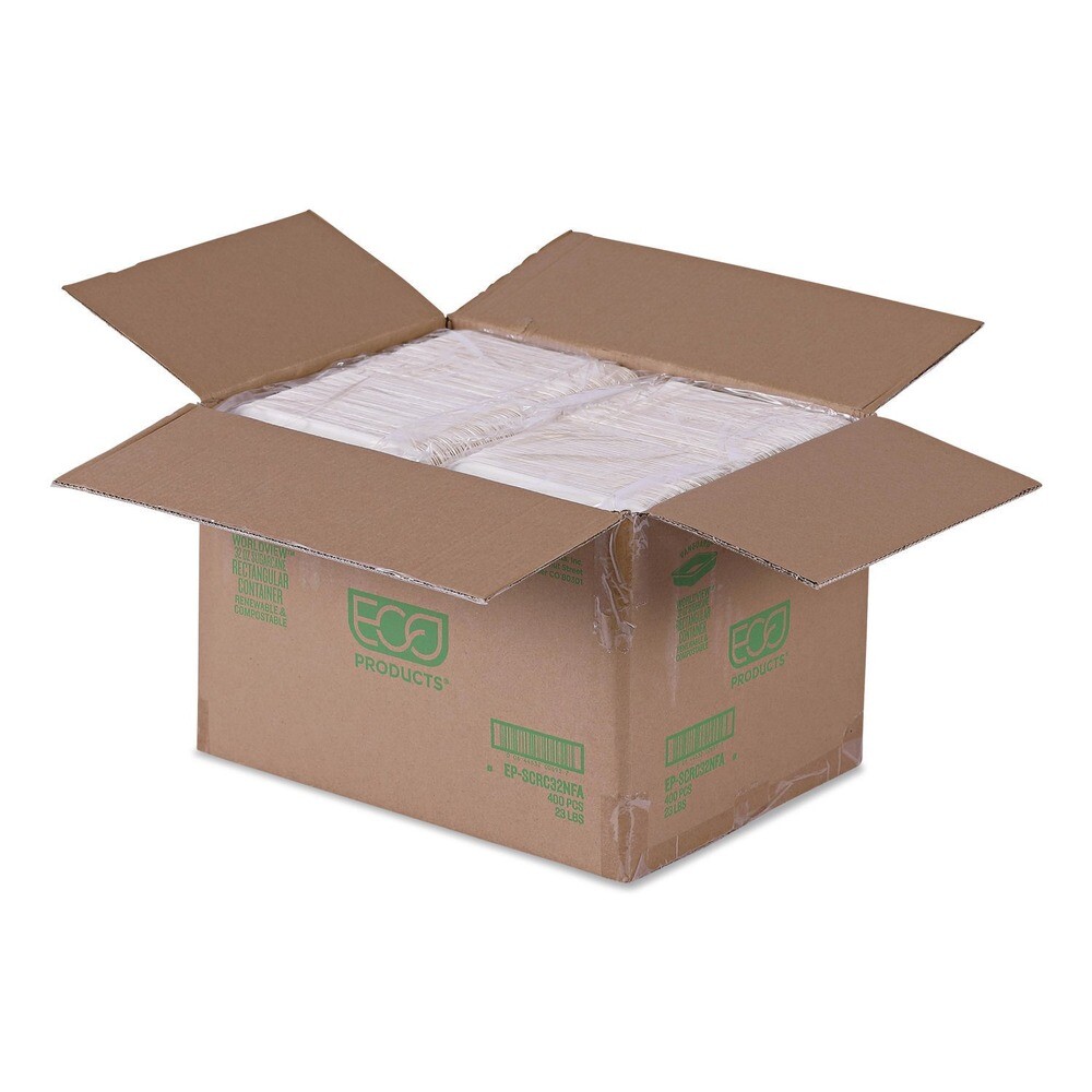 Eco-Products EPSCRC32NFA WorldView Vanguard Rectangular Container (400/CT) New