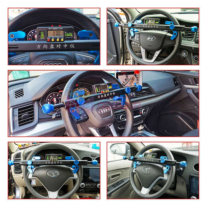 Adjustable Car Steering Wheel Alignment Tools Leveling Holder Wheel Aligner