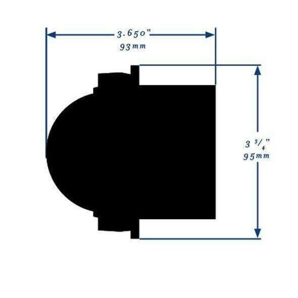 Ritchie Explorer Bulkhead Mount Compass Blue Dial #V-537B
