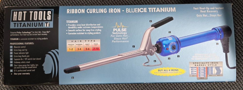 HOT TOOLS Ribbon Curling Iron HTBL1143