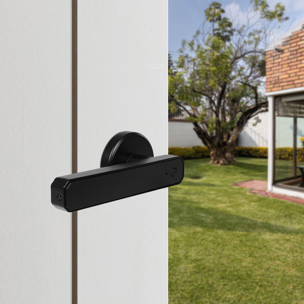 Fingerprint Smart Door Lock With Handle Keyless Entry Lock W/ Electronic Keypad
