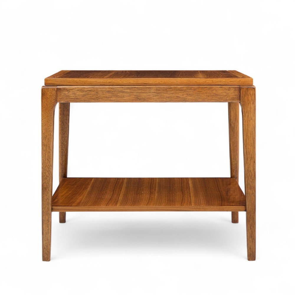Lane Rhythm Mid Century Square Walnut Side End Table