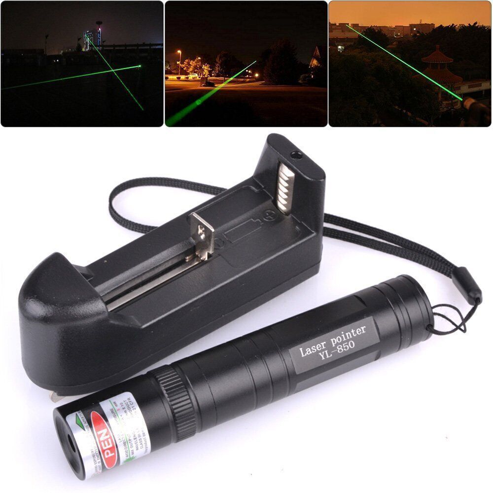 Super Green Laser Pointer Star Pointer Laser Pen Visible Beam Power 1mw black