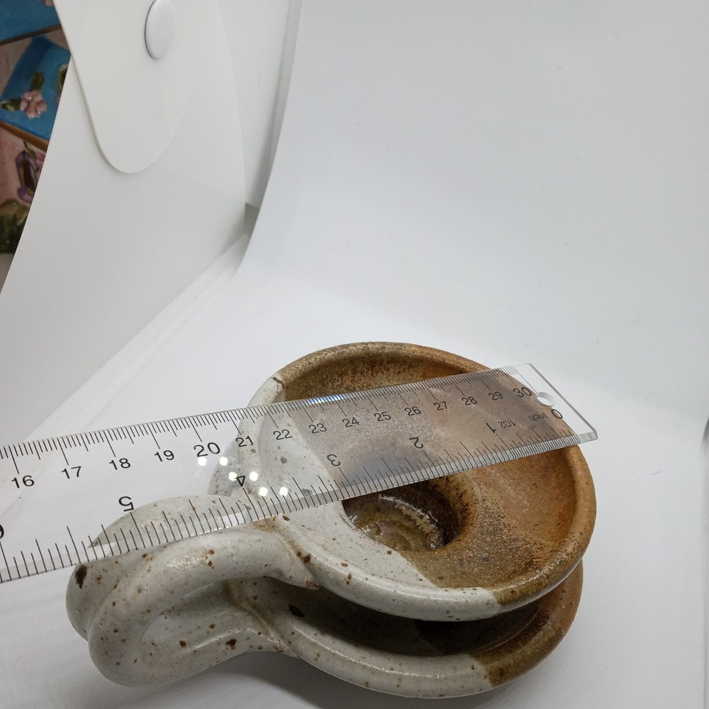Handmade Studio Art Pottery Candlestick