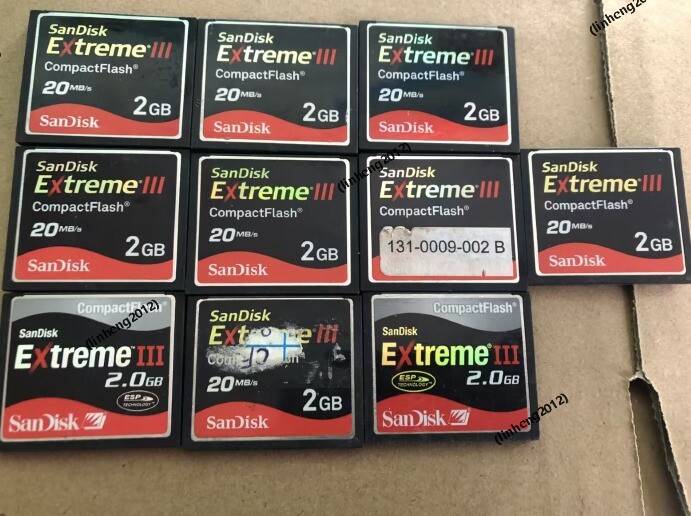 10PCS  SanDisk 2GB EXTREMR III CompactFlash Memory Card