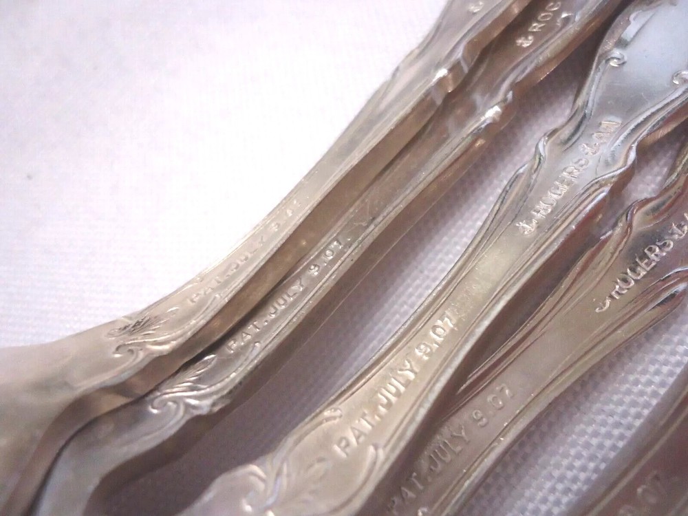 ROGERS AA PAT.JULY9.07 SILVERPLATE FORK 6-pieces