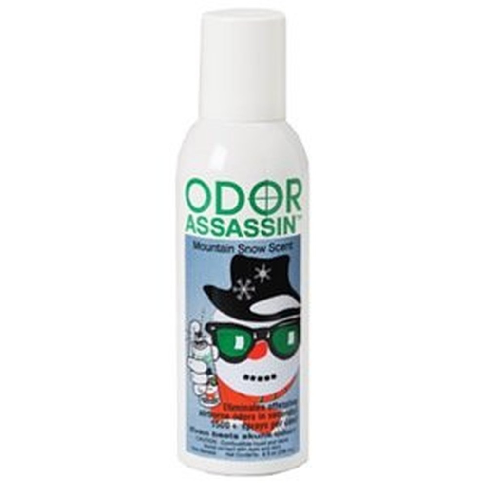 8OZ Odor Assassin   Odor Eliminator Mountain Snow Scent