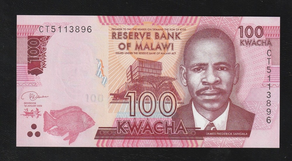 Malawi 100 Kwacha 2020 P 65 UNC