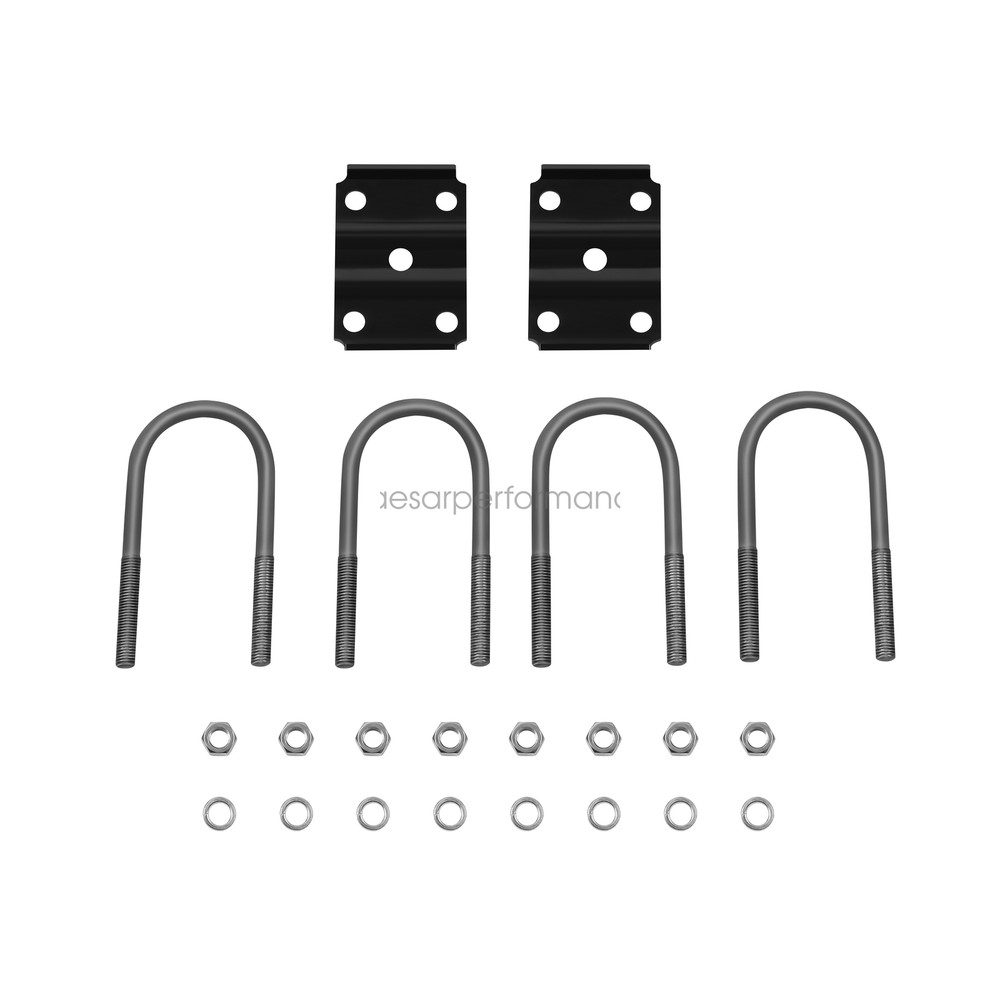 New trailer U bolt kit for 5200-7000lbs 3" Round Axle 7" long 1/2" dia -20080