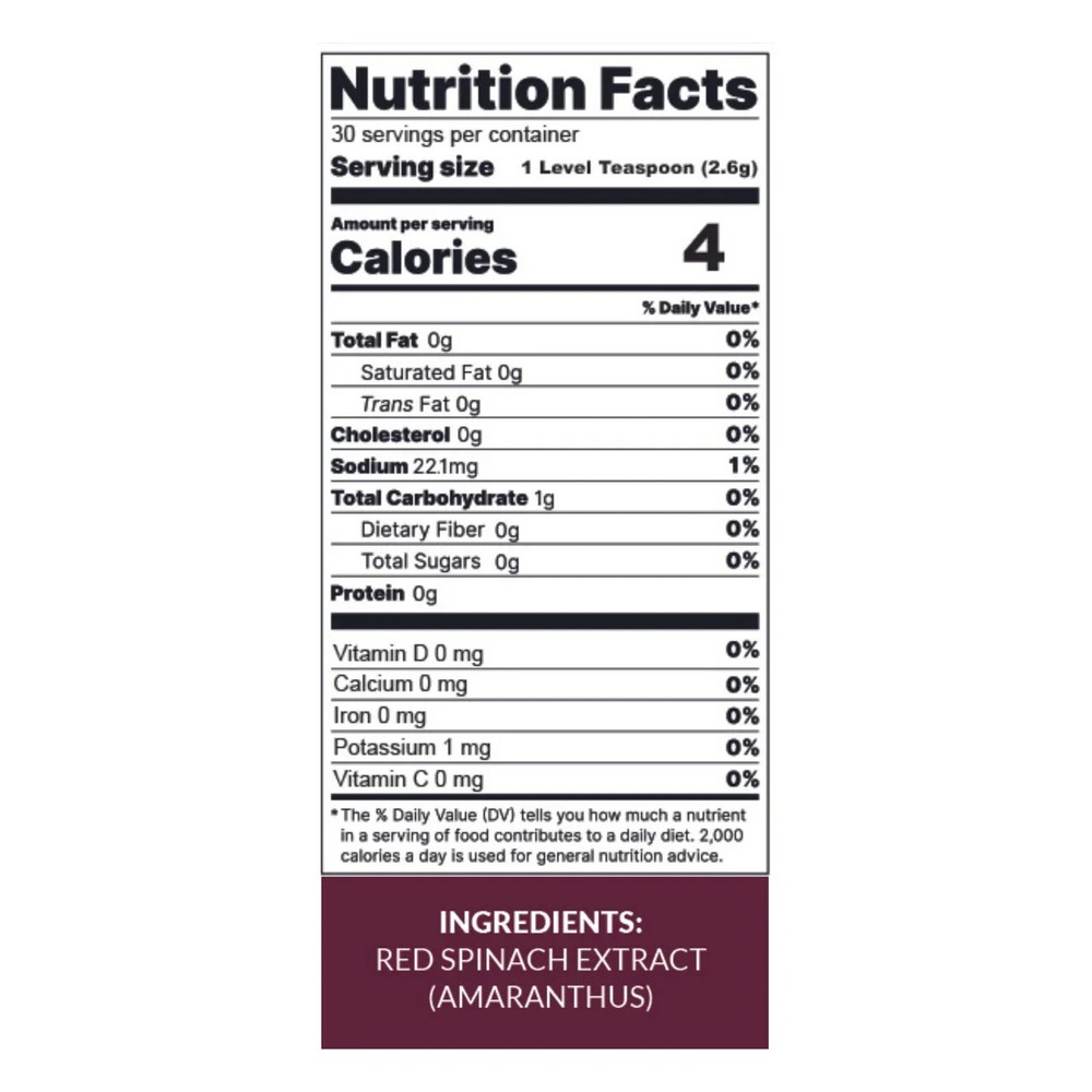 VITA SPINACH Red Spinach Extract