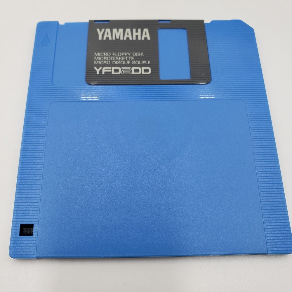 2Yamaha YFD2DD Micro Floppy Disk Double Sided Double Density Double track (USED)
