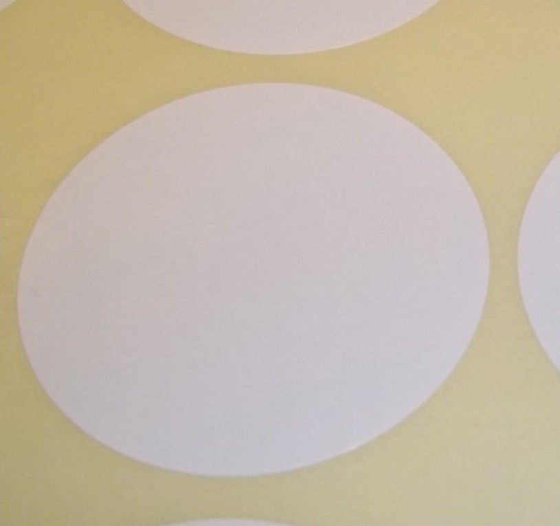 Large 63mm Round / Circular Colour Code Dots Stickers Blank Sticky Labels