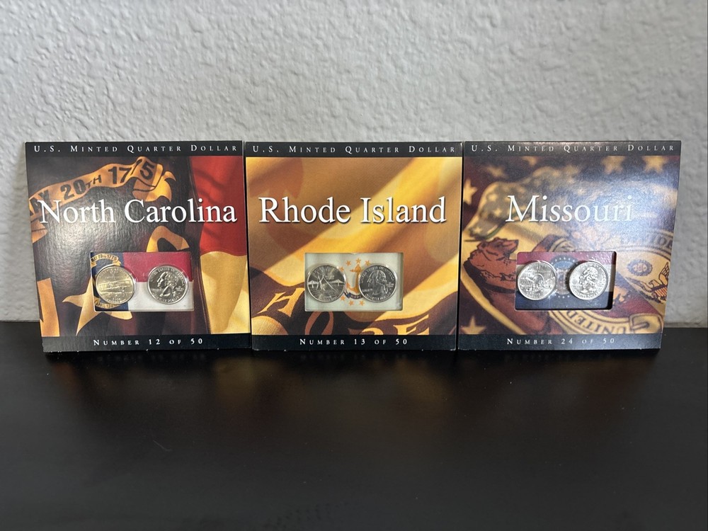 US Minted Quarter Dollar Numbered Set New Sealed