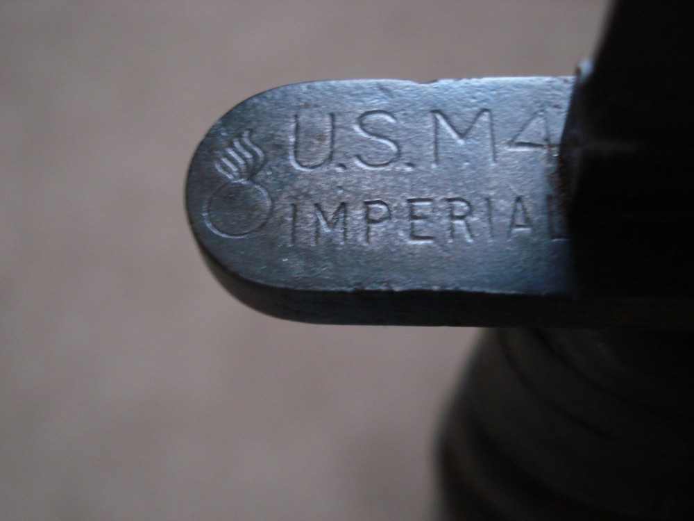 Imperial USM4 LEATHER HANDLE Knife with a M8A1 PWH SCABBARD