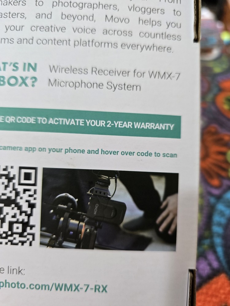 Wireless Receiver WMX-7 Microphone System New